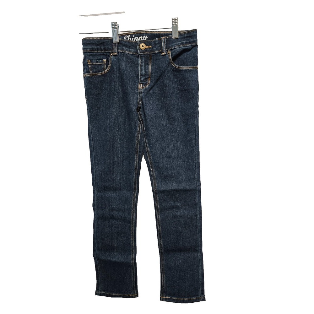 Crazy 8 Girls Skinny Jeans Dark Wash Adjustable Waist Size 8 Regular NWT